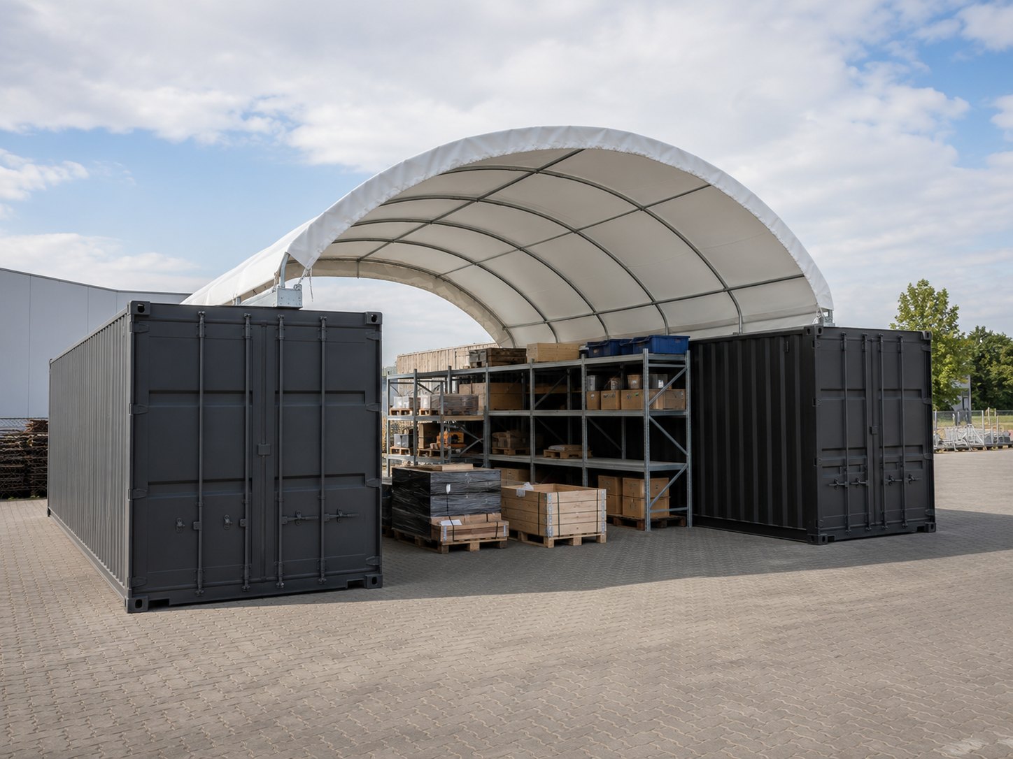 Container Shelter 6x6 Meter